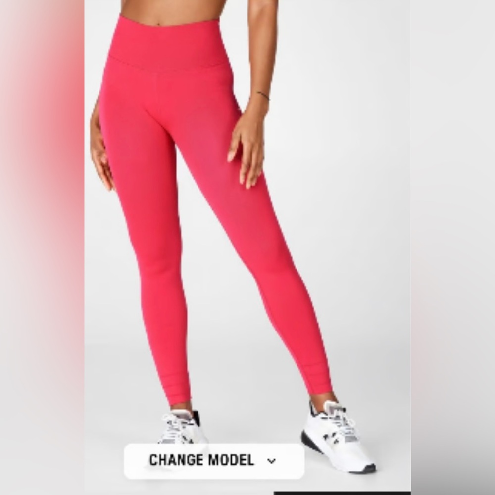 NWT Fabletics High-Waisted SculptKnit Custom Legging | Size: M | Lipstick Red